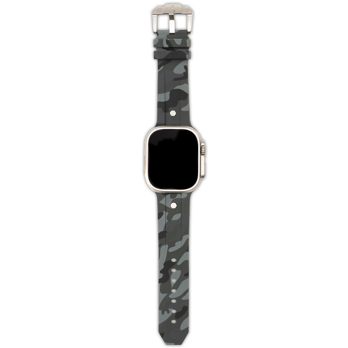 The Legacy for Apple Watch - Urban Camo (Limited Edition): Brushed Buckle and Rivets