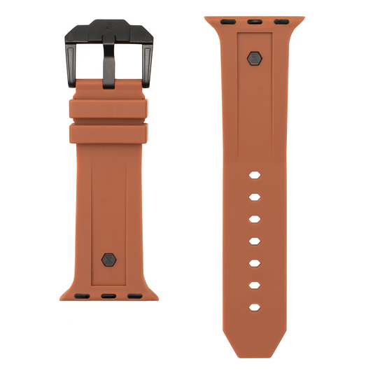 The Legacy for Apple Watch - Camel: Black Buckle and Rivets