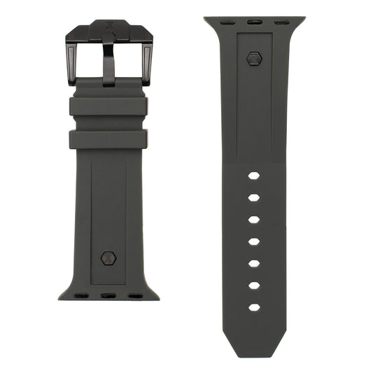 The Legacy for Apple Watch - Stealth: Black Buckle and Rivets